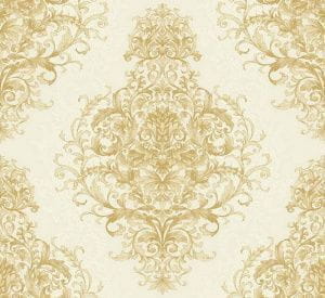 американские элитные обои бежевые в комнату Collins Company с орнаментом Opulent ON40005 На фото американские элитные обои бежевые в комнату Collins Company с орнаментом Opulent ON40005