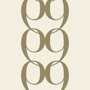 элитные обои белые в комнату Tres Tintas с полосой стиле «модерн» Bodoni VH9-A2 На фото элитные обои белые в комнату Tres Tintas с полосой стиле «модерн» Bodoni VH9-A2