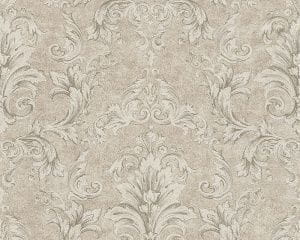 немецкие премиум обои капучино с орнаментом AS-Creation Versace 96215-3 На фото немецкие премиум обои капучино с орнаментом AS-Creation Versace 96215-3