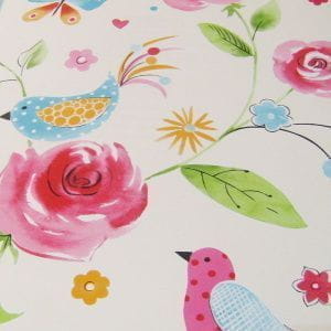 испанские обои детские с цветами  Vilber Miss.st W16.0002.W01 BIRDS.411 W- На фото испанские обои детские с цветами  Vilber Miss.st W16.0002.W01 BIRDS.411 W-