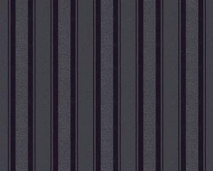 недорогие виниловые обои черные в комнату AS-Creation с полосой Neue Bude 36167-3 На фото недорогие виниловые обои черные в комнату AS-Creation с полосой Neue Bude 36167-3