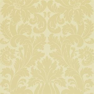 элитные бумажные обои бежевые в комнату Zoffany с дамаском Nureyev NUP03004 На фото элитные бумажные обои бежевые в комнату Zoffany с дамаском Nureyev NUP03004