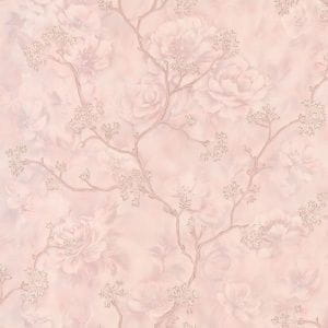 российские флизелиновые обои розовые Euro Decor Blooming 7142-08 На фото российские флизелиновые обои розовые Euro Decor Blooming 7142-08