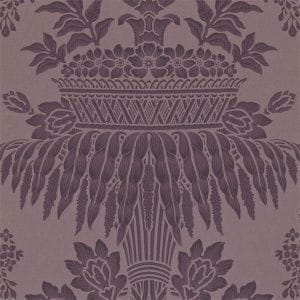 элитные бумажные обои розовые в комнату Zoffany классическом стиле Classic Damasks CDW08003 На фото элитные бумажные обои розовые в комнату Zoffany классическом стиле Classic Damasks CDW08003