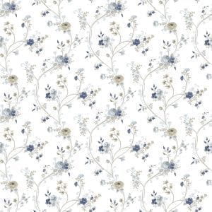 дешевые бумажные обои белые Parato Fiori Country 2526 На фото дешевые бумажные обои белые Parato Fiori Country 2526