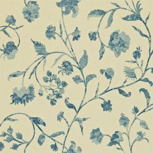 английские премиум бумажные обои в комнату Zoffany с цветами  Chantemerle CHP08005 На фото английские премиум бумажные обои в комнату Zoffany с цветами  Chantemerle CHP08005