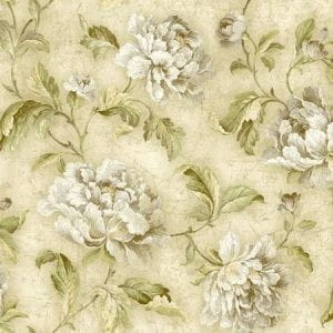 недорогие бумажные обои бежевые Wallquest с цветами  Vintage Home MV70408 На фото недорогие бумажные обои бежевые Wallquest с цветами  Vintage Home MV70408