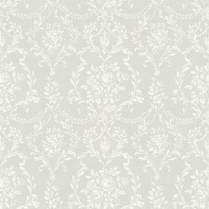 бельгийские дешевые обои серые в спальню GranDeco стиле прованс Little Florals LF 3001 На фото бельгийские дешевые обои серые в спальню GranDeco стиле прованс Little Florals LF 3001