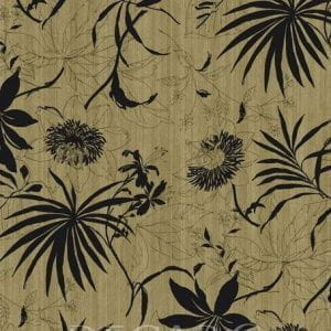 флизелиновые полностью обои коричневые Wallquest с цветами  Elements RB51402 На фото флизелиновые полностью обои коричневые Wallquest с цветами  Elements RB51402