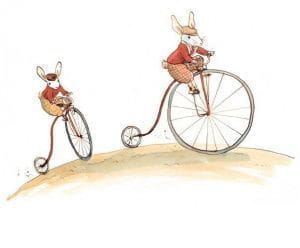 испанские обои белые в комнату с абстракцией Coordonne Bunnys Day Out 1233030 На фото испанские обои белые в комнату с абстракцией Coordonne Bunnys Day Out 1233030