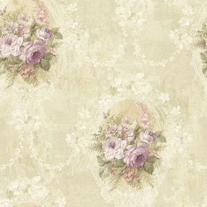 обои бежевые Studio Eight с цветами  Fleur FI90809 На фото обои бежевые Studio Eight с цветами  Fleur FI90809