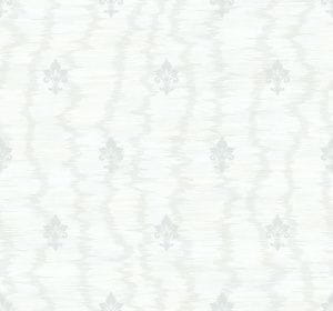 элитные флизелиновые полностью обои белые в гостиную с орнаментом Collins Company Monaco GC31606 На фото элитные флизелиновые полностью обои белые в гостиную с орнаментом Collins Company Monaco GC31606