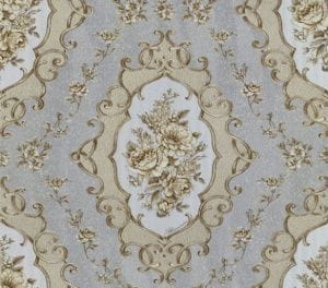 итальянские премиум флизелиновые обои голубые с цветами  Blumarine 4 BM27208 На фото итальянские премиум флизелиновые обои голубые с цветами  Blumarine 4 BM27208