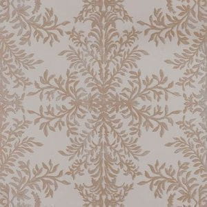 элитные бумажные обои капучино с цветами  Thibaut Artisan 839-T-775 На фото элитные бумажные обои капучино с цветами  Thibaut Artisan 839-T-775