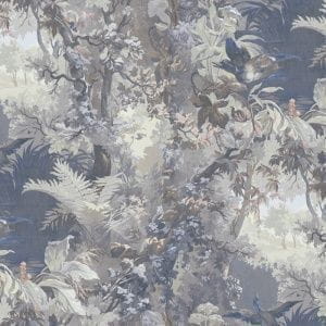 немецкие дорогие обои синие в стиле жуи AS-Creation Impression 38005-2 На фото немецкие дорогие обои синие в стиле жуи AS-Creation Impression 38005-2