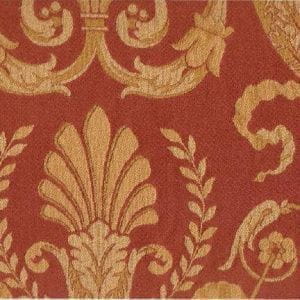 итальянские элитные текстильные обои красные в комнату Sangiorgio Impero M325-88 На фото итальянские элитные текстильные обои красные в комнату Sangiorgio Impero M325-88