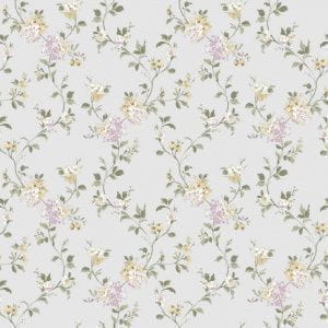 дешевые бумажные обои белые Parato Fiori Country 2532 На фото дешевые бумажные обои белые Parato Fiori Country 2532
