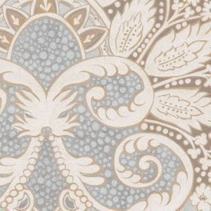 флизелиновые полностью обои бирюзовые в комнату с орнаментом Lewis&Wood Wide Width Wallpapers Rococo 3 На фото флизелиновые полностью обои бирюзовые в комнату с орнаментом Lewis&Wood Wide Width Wallpapers Rococo 3