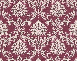 немецкие бумажные обои красные в комнату с дамаском AS-Creation New Classics 30504-1 На фото немецкие бумажные обои красные в комнату с дамаском AS-Creation New Classics 30504-1
