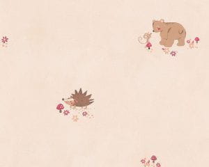 дешевые бумажные обои розовые в комнату AS-Creation Lovely Friends 30310-2 На фото дешевые бумажные обои розовые в комнату AS-Creation Lovely Friends 30310-2