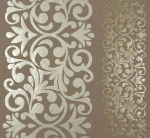 немецкие недорогие виниловые обои коричневые Marburg Ornamental Home 97931 На фото немецкие недорогие виниловые обои коричневые Marburg Ornamental Home 97931