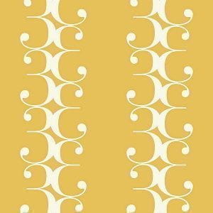 испанские обои желтые в коридор Tres Tintas Bodoni VH3-A2 На фото испанские обои желтые в коридор Tres Tintas Bodoni VH3-A2