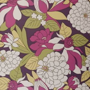 флизелиновые полностью обои в гостиную с цветами  стиле «модерн» Clarke&Clarke Oxford W0021-01 На фото флизелиновые полностью обои в гостиную с цветами  стиле «модерн» Clarke&Clarke Oxford W0021-01