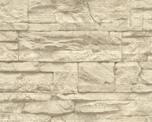 виниловые обои бежевые в комнату под камень стиле «лофт» AS-Creation Wood and Stone 7071-30 На фото виниловые обои бежевые в комнату под камень стиле «лофт» AS-Creation Wood and Stone 7071-30