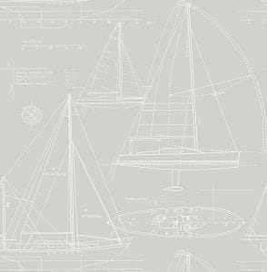 обои в коридор KT-Exclusive с абстракцией Yacht Club YC61307 На фото обои в коридор KT-Exclusive с абстракцией Yacht Club YC61307