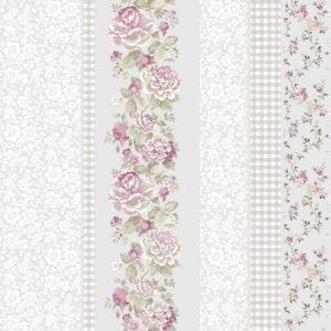 итальянские дешевые бумажные обои серые в комнату Parato Fiori Country 2537 На фото итальянские дешевые бумажные обои серые в комнату Parato Fiori Country 2537