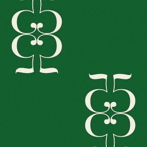 обои зеленые Tres Tintas с геометрией Bodoni VH5-C3 На фото обои зеленые Tres Tintas с геометрией Bodoni VH5-C3