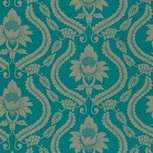 английские дорогие обои бирюзовые в комнату Harlequin классическом стиле Lalika 25506 На фото английские дорогие обои бирюзовые в комнату Harlequin классическом стиле Lalika 25506