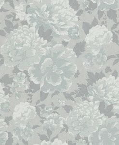 российские виниловые обои голубые с цветами  в стиле прованс Erismann Peonia 5123-18 На фото российские виниловые обои голубые с цветами  в стиле прованс Erismann Peonia 5123-18
