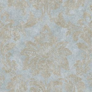 обои голубые в комнату Chesapeake с дамаском Artiste ARS26041 На фото обои голубые в комнату Chesapeake с дамаском Artiste ARS26041