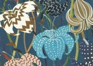 итальянские обои с цветами  дизайнеркие Sirpi Missoni 10233 На фото итальянские обои с цветами  дизайнеркие Sirpi Missoni 10233