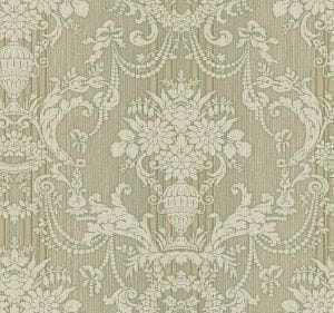 американские премиум обои серые Seabrook с дамаском Damask Folio DF30808 На фото американские премиум обои серые Seabrook с дамаском Damask Folio DF30808