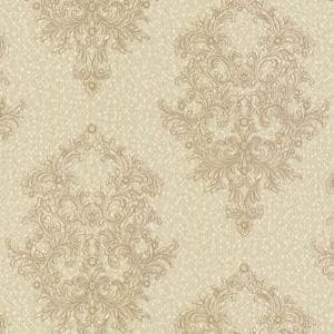 флизелиновые обои бежевые в гостиную Emiliana Parati с орнаментом Suprema 46207 На фото флизелиновые обои бежевые в гостиную Emiliana Parati с орнаментом Suprema 46207