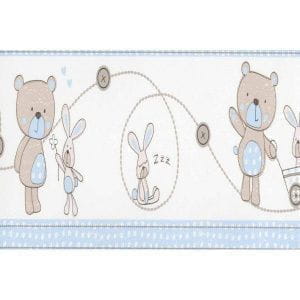 недорогие виниловые обои на флизелиновой основе голубые в комнату Fine Decor Carousel DLB50072 На фото недорогие виниловые обои на флизелиновой основе голубые в комнату Fine Decor Carousel DLB50072