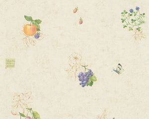 дешевые обои в комнату AS-Creation с цветами  Decora Natur 95815-2 На фото дешевые обои в комнату AS-Creation с цветами  Decora Natur 95815-2