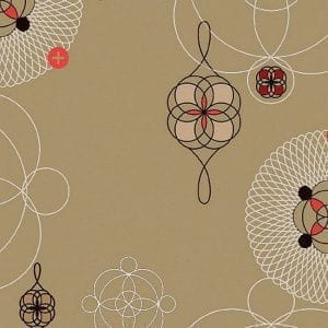 обои красные Tres Tintas с геометрией Hit 1968-1 На фото обои красные Tres Tintas с геометрией Hit 1968-1