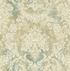 премиум зеленые в кабинет KT-Exclusive с цветами  обои ампир Antique Chic AC40204 На фото премиум зеленые в кабинет KT-Exclusive с цветами  обои ампир Antique Chic AC40204
