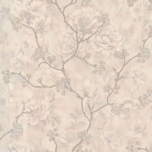 российские недорогие флизелиновые обои в комнату Euro Decor с цветами  Blooming 7142-21 На фото российские недорогие флизелиновые обои в комнату Euro Decor с цветами  Blooming 7142-21
