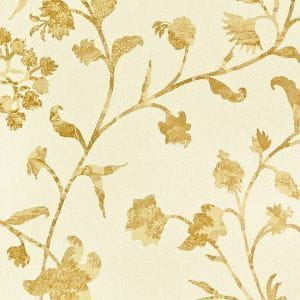 английские премиум бумажные обои в комнату Zoffany с цветами  Chantemerle CHP08002 На фото английские премиум бумажные обои в комнату Zoffany с цветами  Chantemerle CHP08002