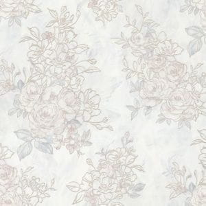 российские недорогие флизелиновые обои серые Euro Decor с цветами  Camelia 7149-00 На фото российские недорогие флизелиновые обои серые Euro Decor с цветами  Camelia 7149-00