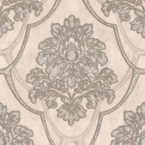 российские дорогие обои бежевые в комнату Euro Decor Siena 9128-01 На фото российские дорогие обои бежевые в комнату Euro Decor Siena 9128-01