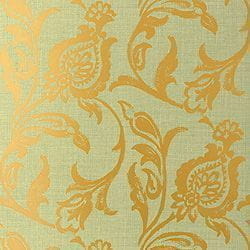 обои Thibaut с цветами  ретро Filigree 839-T-2008 На фото обои Thibaut с цветами  ретро Filigree 839-T-2008