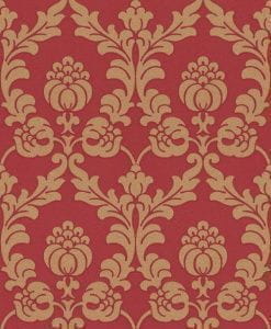 немецкие обои красные в комнату классическом стиле Rasch Gentle Elegance 725858 На фото немецкие обои красные в комнату классическом стиле Rasch Gentle Elegance 725858