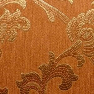 элитные текстильные обои коричневые Sangiorgio с цветами  в классическом стиле Ginevra M389-217 На фото элитные текстильные обои коричневые Sangiorgio с цветами  в классическом стиле Ginevra M389-217