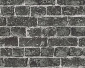 немецкие обои черные для кухни AS-Creation Wood and Stone best of 2 30682-2 На фото немецкие обои черные для кухни AS-Creation Wood and Stone best of 2 30682-2