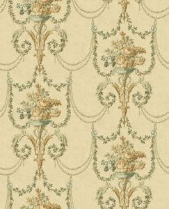 премиум бумажные обои бежевые Wallquest с гобеленами в классическом стиле French Tapestry TS70405 На фото премиум бумажные обои бежевые Wallquest с гобеленами в классическом стиле French Tapestry TS70405